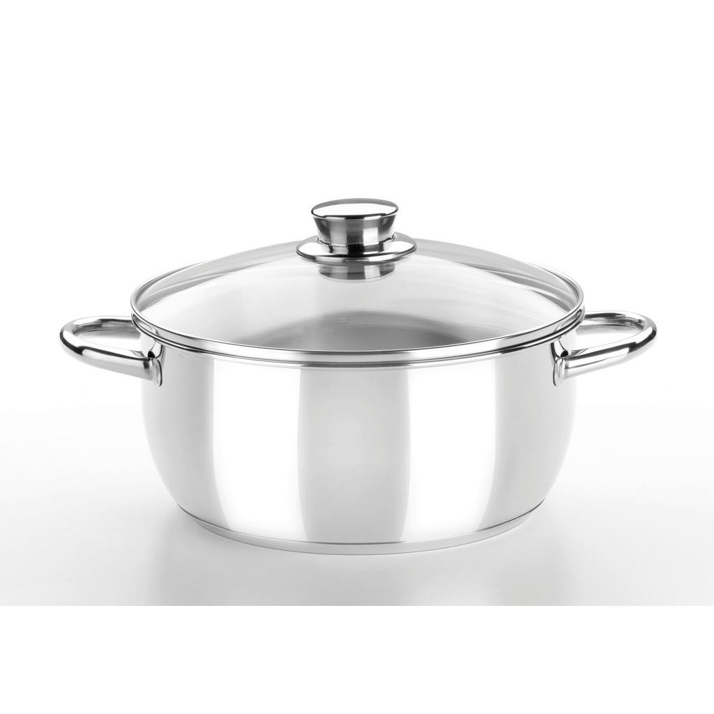 Thumbnail - Monix Topfset Optima silber Edelstahl 4 tlg.