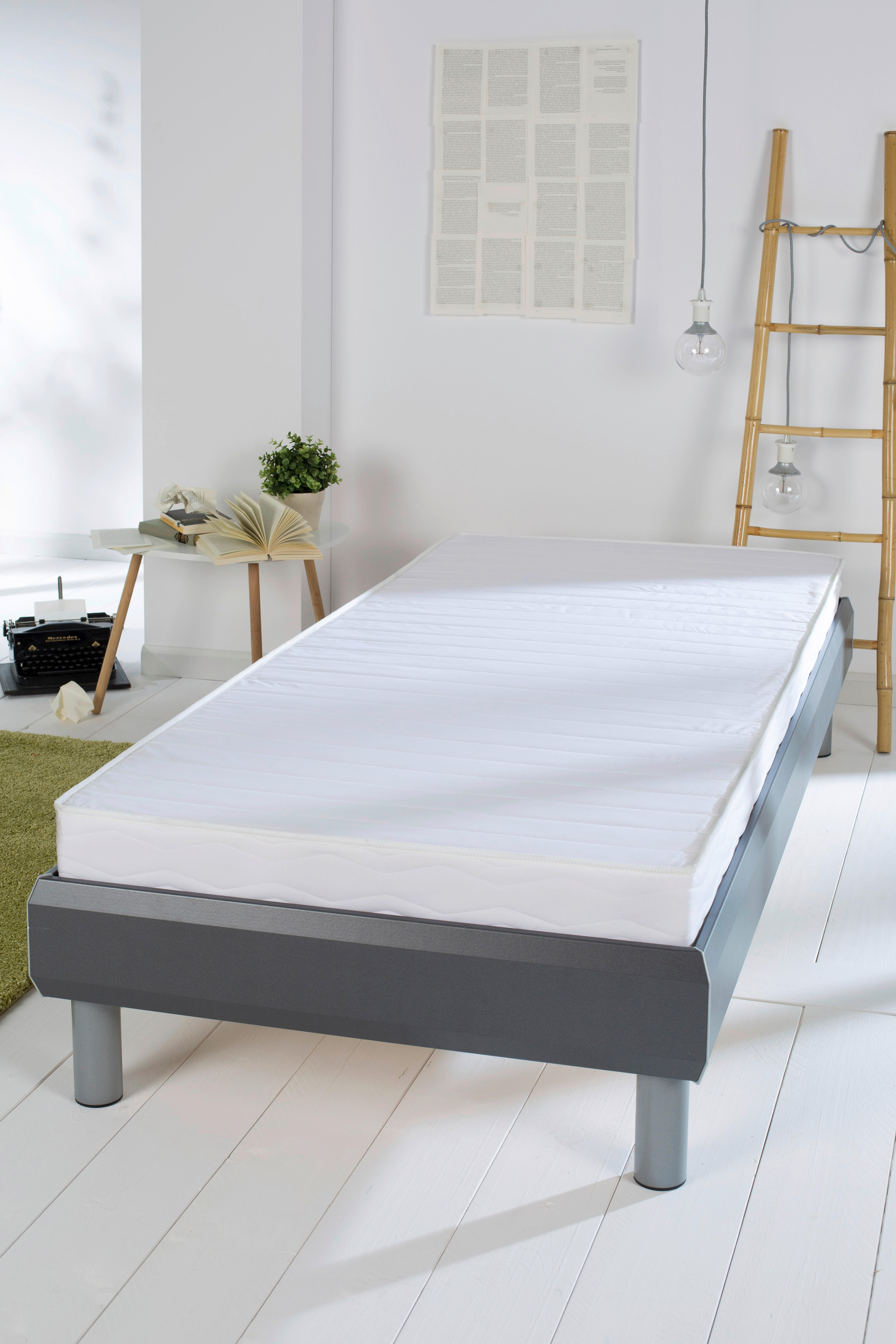 Rollmatratze Prag weiß Liegefläche B/L: ca. 90x200 cm Prag - weiß (90,00/13,00/200,00cm)