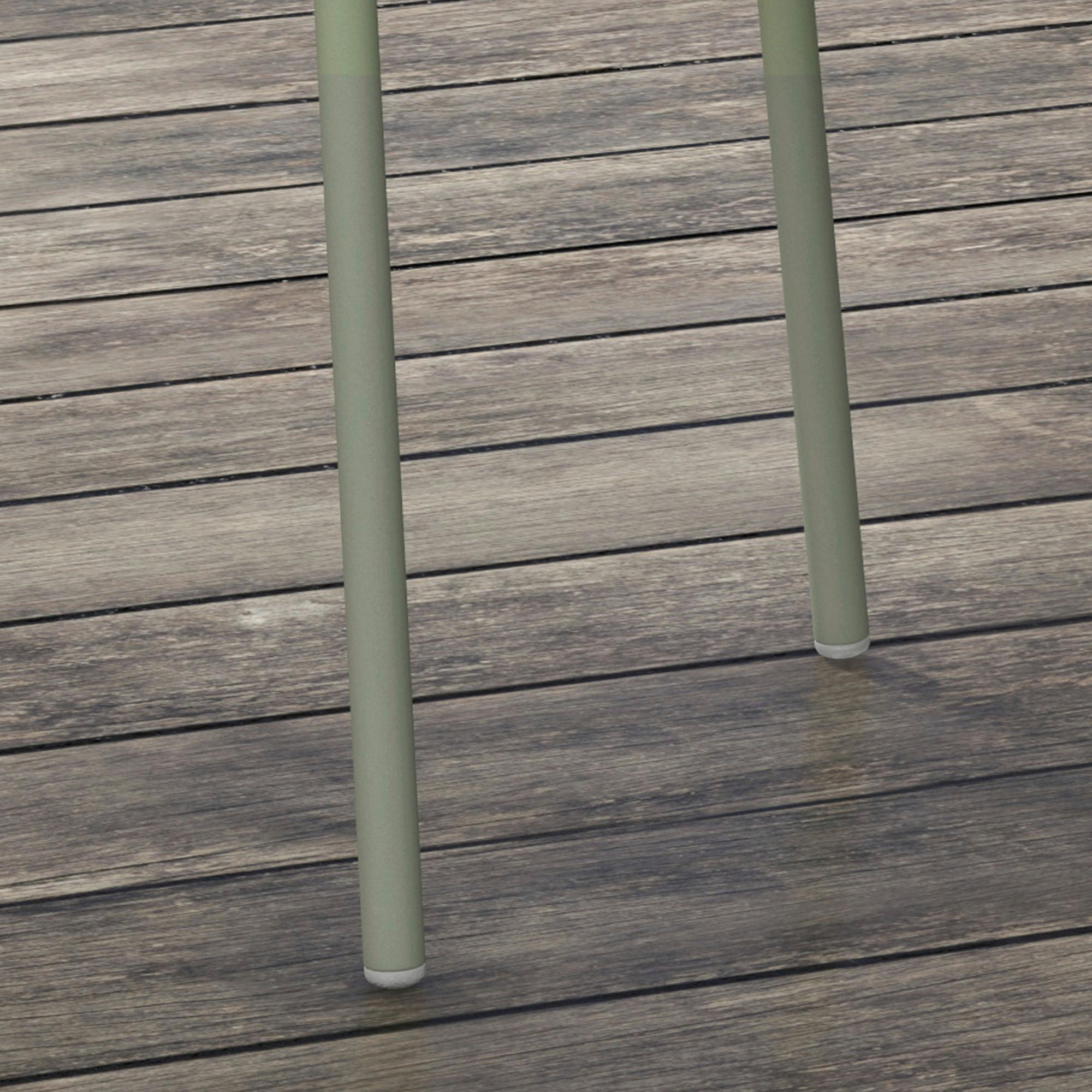 Thumbnail - Outsunny Bistro-Set grün Kunststoff B/H/L: ca. 55x84x59 cm