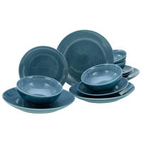 CreaTable Tafelservice Reactive BLUE petrol Keramik Reactive BLUE - petrol - CreaTable