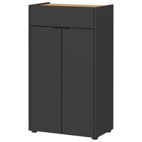 Kommode 4499-549 Graphit Optik Eiche Navarra Nachbildung B/H/T: ca. 60x98x34 cm 4499-549 - Eiche/Graphit (60,00/98,00/34,00cm) - Germania