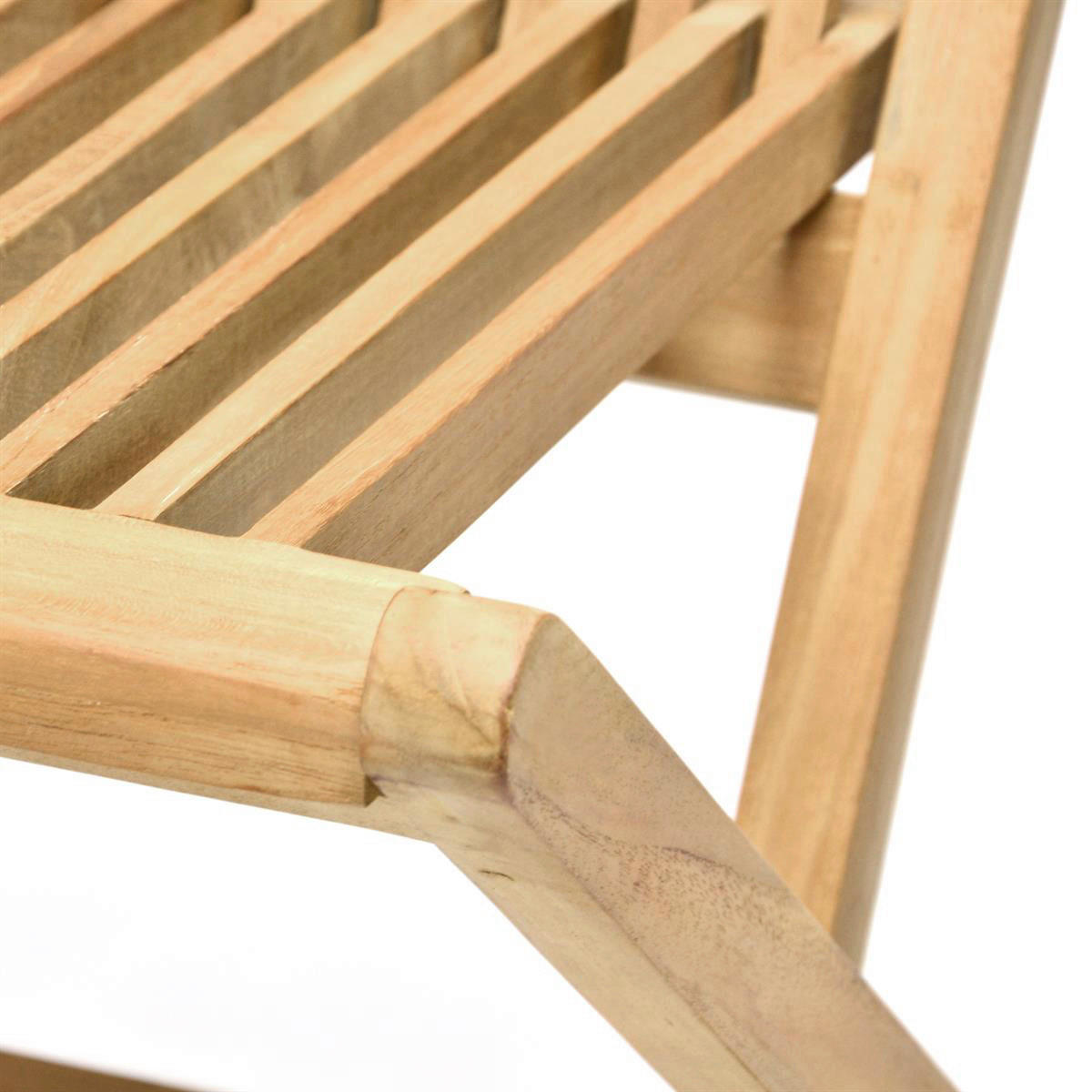 VCM Klappstuhl-Set Nosala natur Holz B/H/T: ca. 46x89x62 cm Nosala - natur (46,00/89,00/62,00cm) - VCM