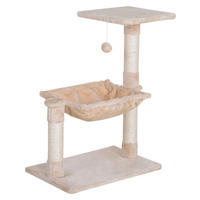 PawHut Katzenbaum beige Spanplatte B/H/L: ca. 36x70x50 cm Katzenbaum - beige (50,00/36,00/70,00cm) - PawHut