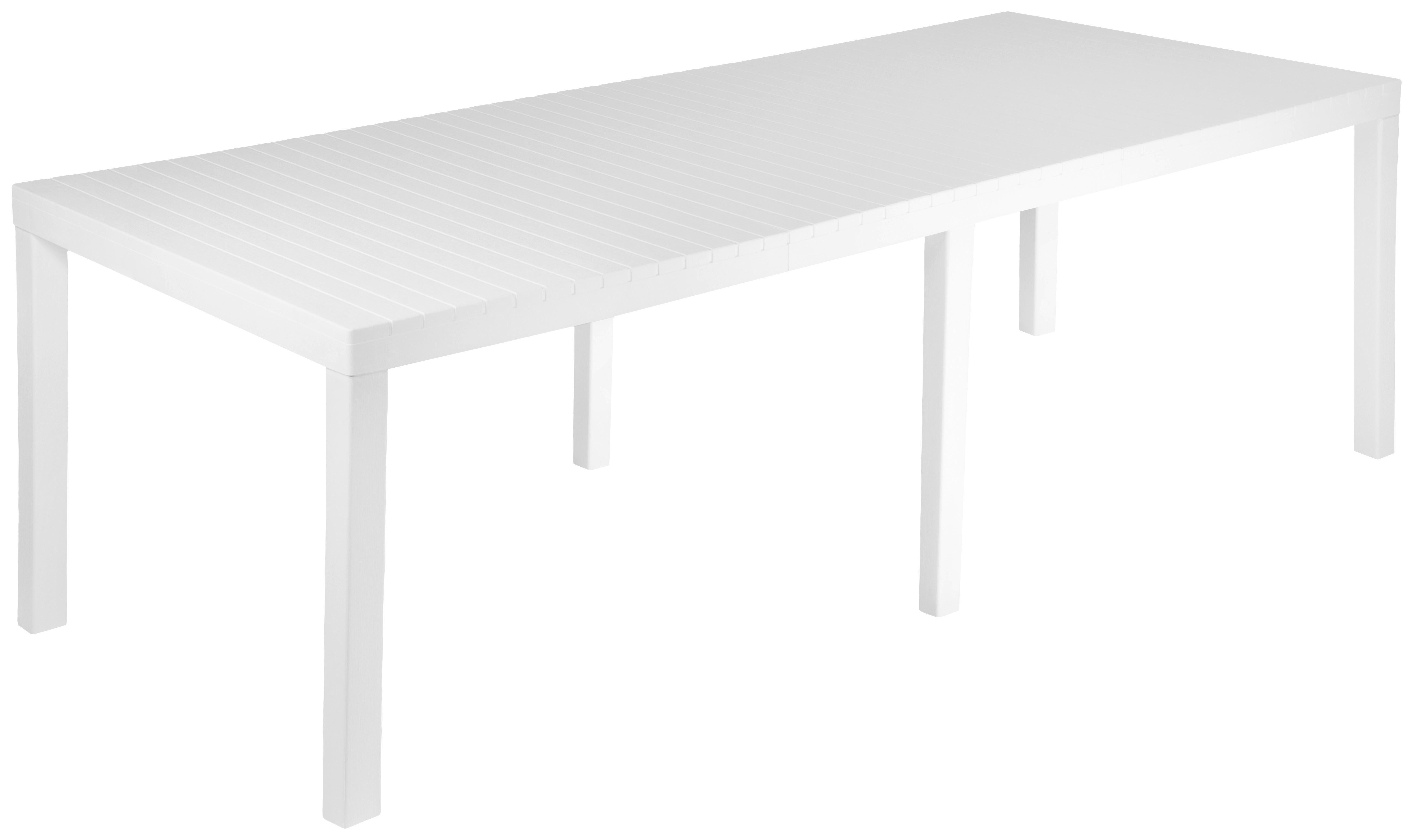 ProGarden Gartentisch Indo weiß Kunststoff B/H/L: ca. 90x72x220 cm Indo - weiß (220,00/90,00/72,00cm) - ProGarden