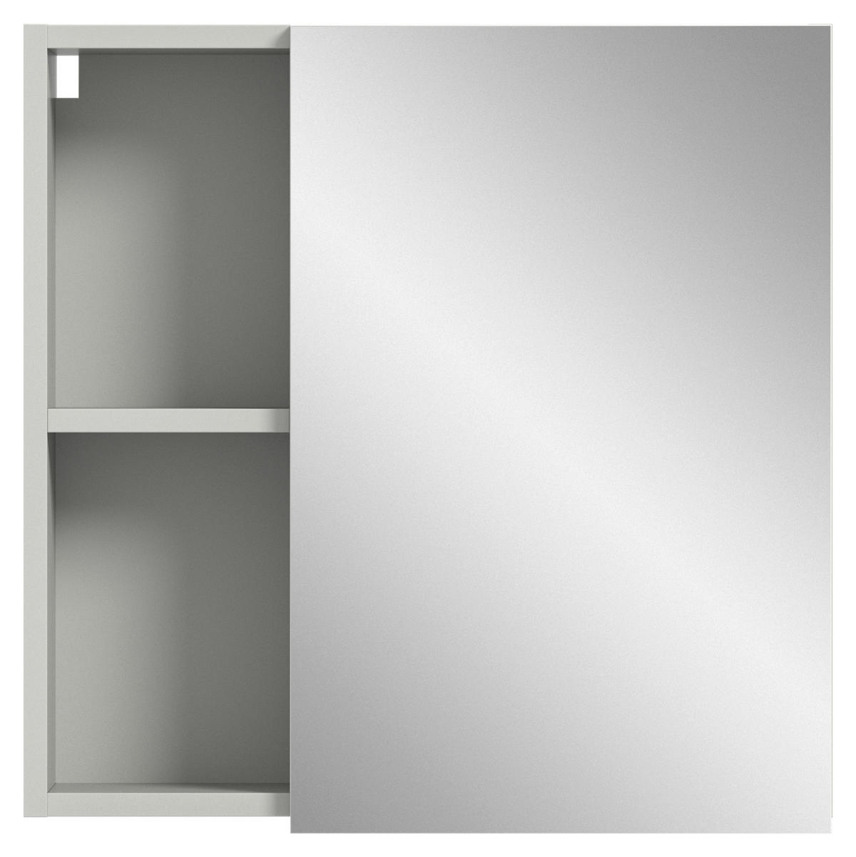 Spiegelschrank Copa hellgrau B/H/T: ca. 55x55x17 cm Copa - hellgrau (55,00/55,00/17,00cm) - xonox.home
