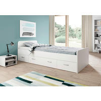 Jugendbett weiß Liegefläche B/L: ca. 90x200 cm Boro_Jugendbett - weiß (90,00/200,00cm)