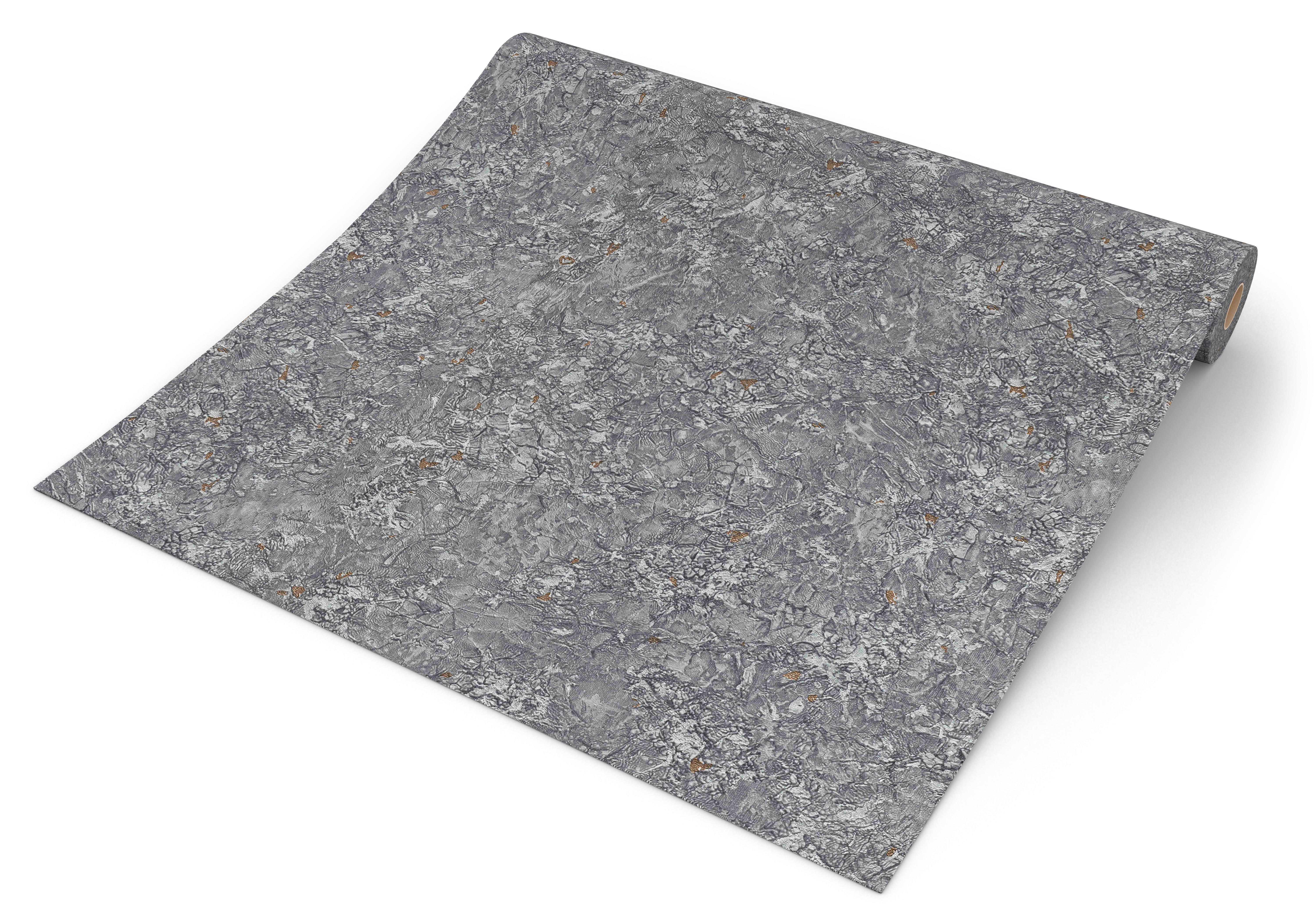 Erismann Vliestapete Struktur silber grau B/L: ca. 53x1005 cm