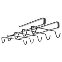 Metaltex Tassen/Becherhalter mattschwarz Metall B/H/L: ca. 14x6x28 cm Tassen-Becherhalter_MyMug_Lava - mattschwarz (28,00/14,00/6,00cm) - Metaltex