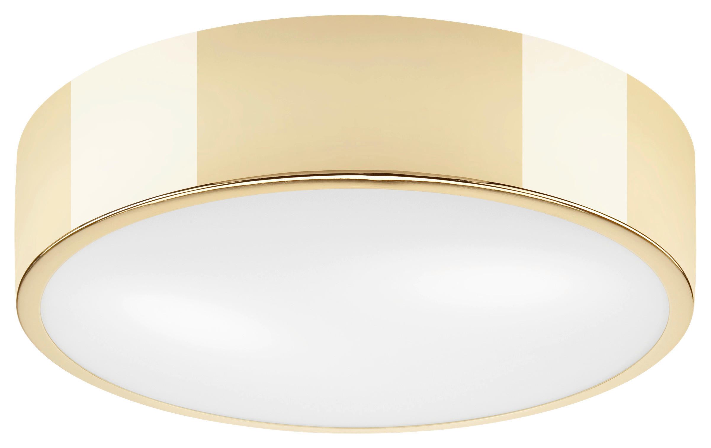 Lamkur Deckenleuchte DANTE 43937 gold Glas Stahl H/L: ca. 8x37 cm E27 2 Brennstellen Dante - gold (37,00cm) - Lamkur