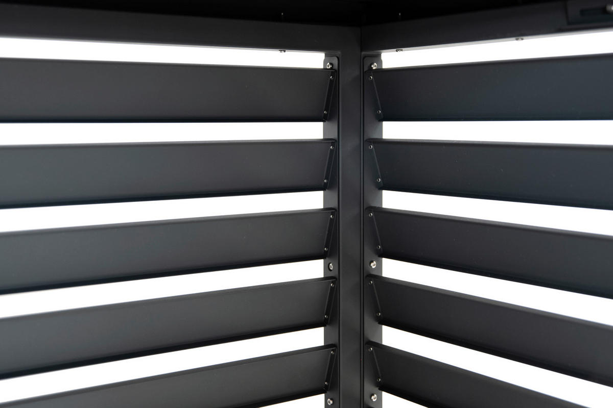 Westmann Verkleidung Wärmepumpe Boxa anthrazit B/H/L: ca. 140x97x56 cm Boxa - anthrazit (56,00/140,00/97,00cm) - Westmann