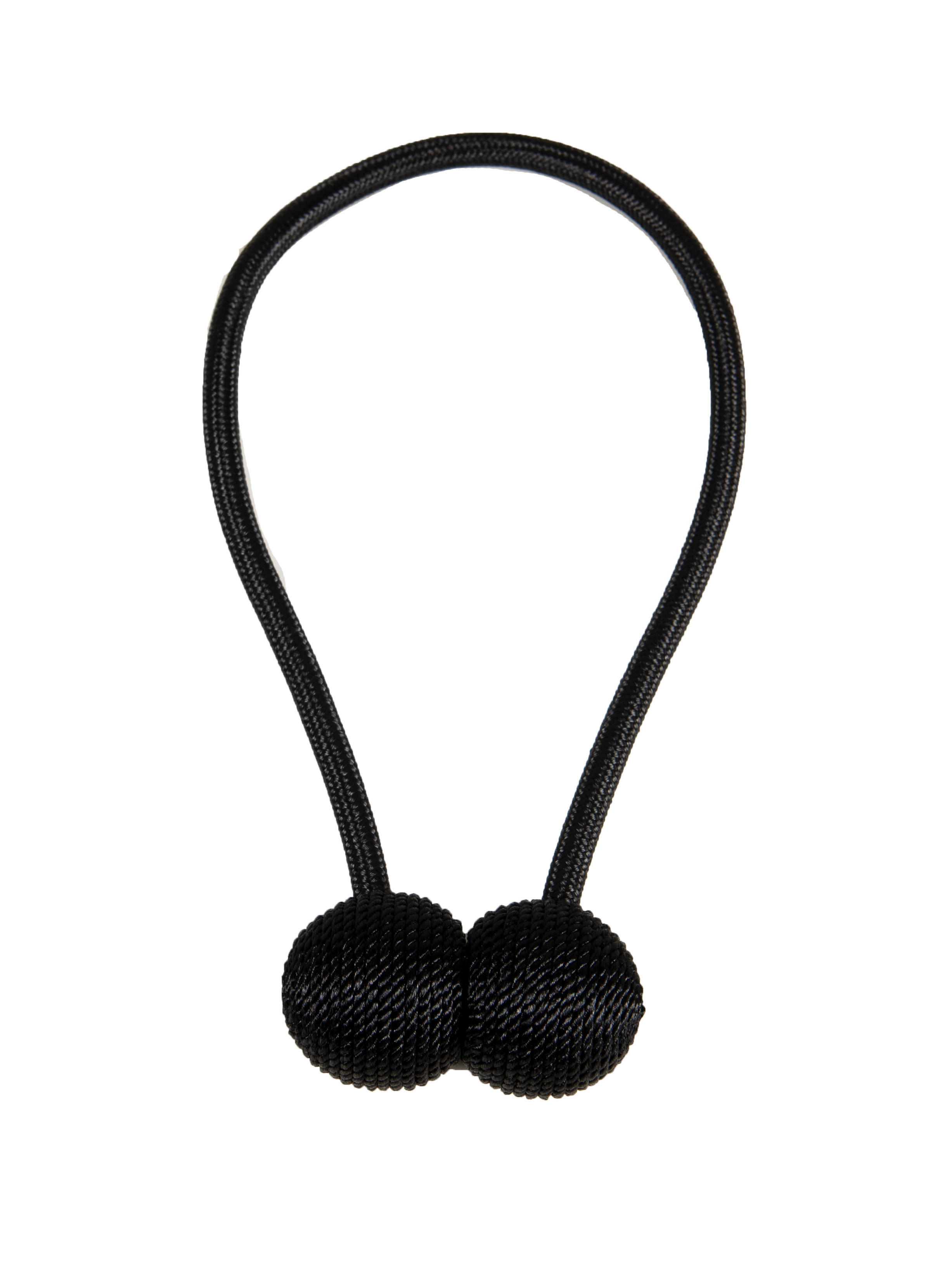 POCOline Raffhalter Cordoptik Cordoptik - schwarz (40,00cm) - POCOline