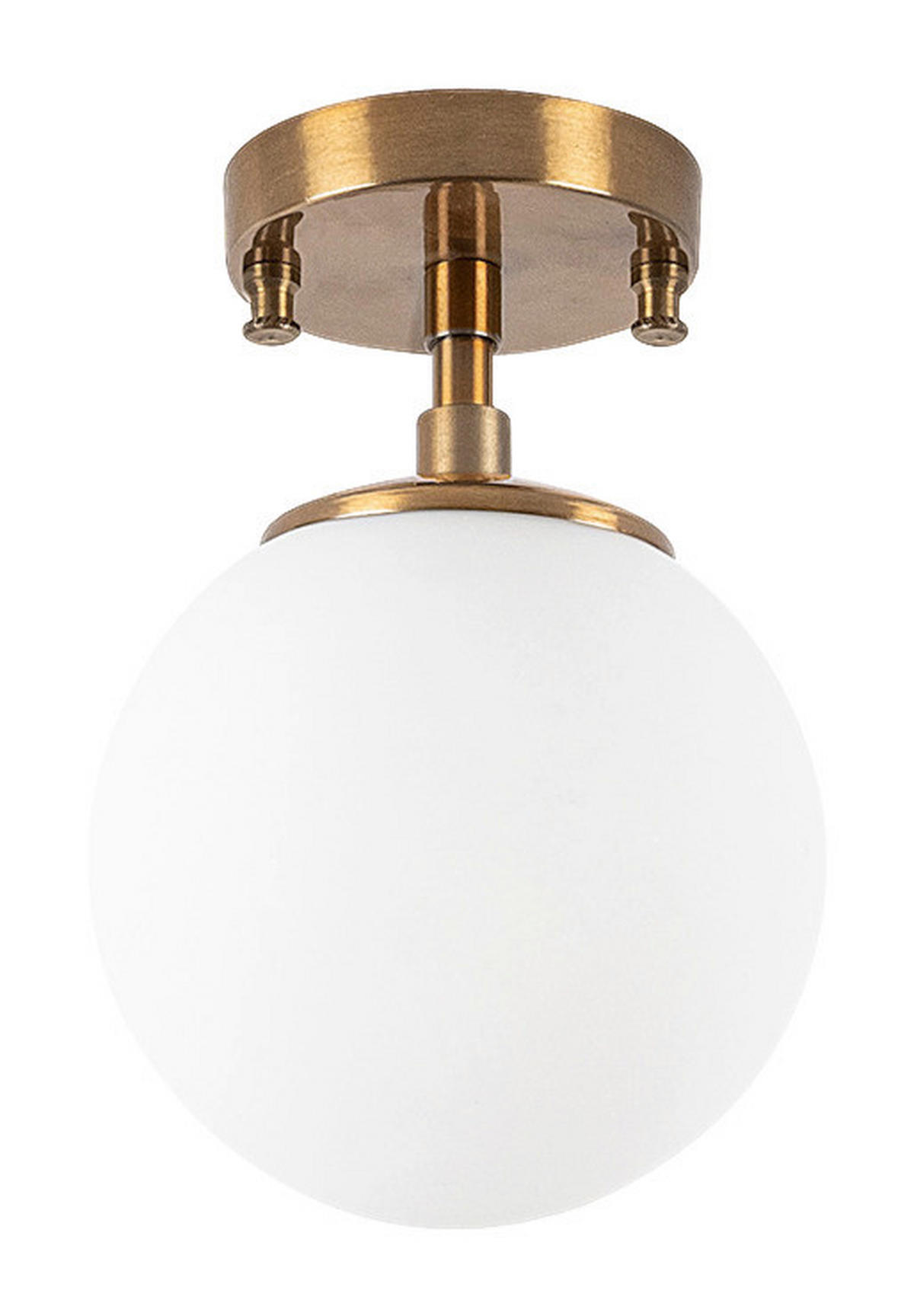 Opviq Deckenleuchte Glas Metall B/H/T/L/D: ca. 15x23x15x15x15 cm E14 1 Brennstellen Atmaca - (15,00/15,00/23,00cm) - Opviq