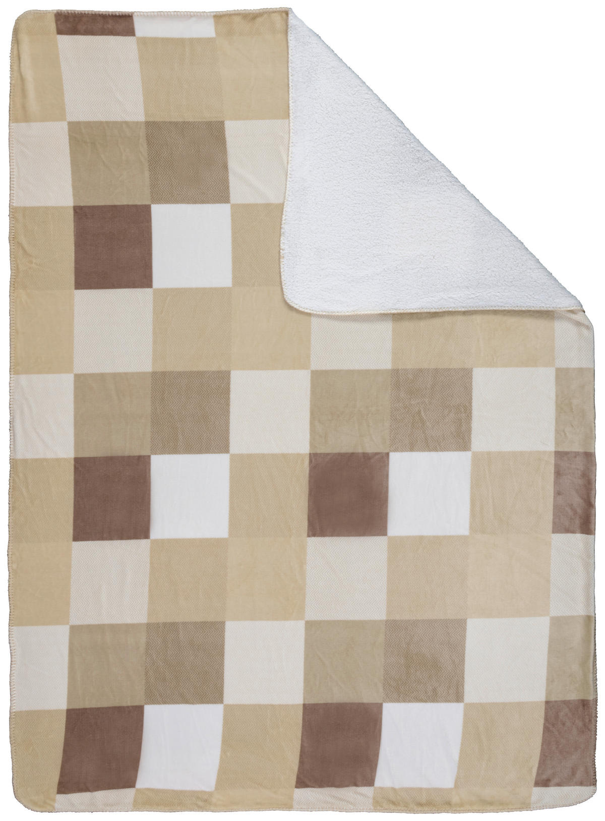 Wohndecke Wohndecke_Sherpa 150x200cm Kitt - kitt (150,00/200,00cm)
