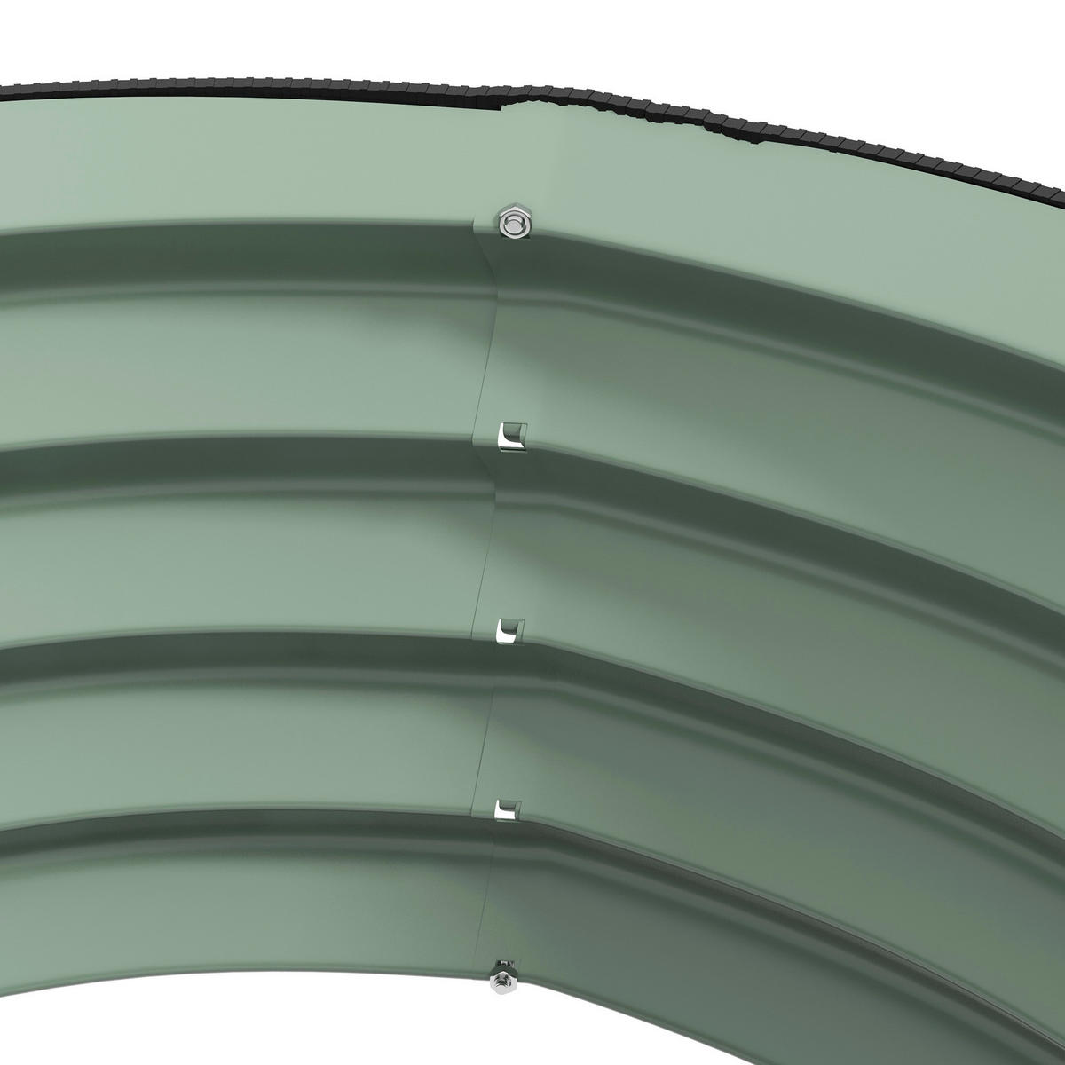 Outsunny Hochbeet-Set grün Stahl B/H/L: ca. 60x30x60 cm Hochbeet Set - grün (60,00/60,00/30,00cm) - Outsunny