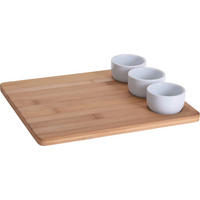Sushi-Set weiß Porzellan Sushiset_4tlg. - weiß/natur