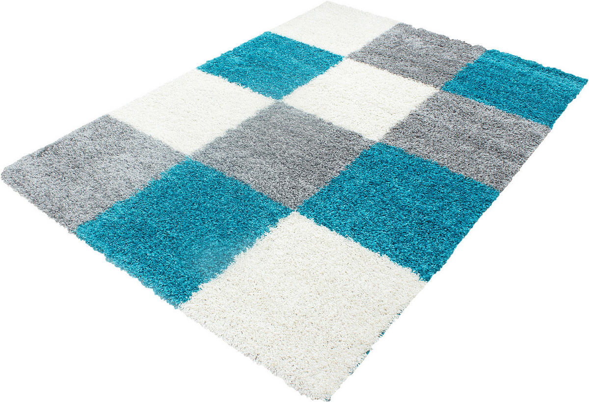 Ayyildiz Teppich LIFE türkis B/L: ca. 60x110 cm LIFE - türkis (60,00/110,00cm) - Ayyildiz