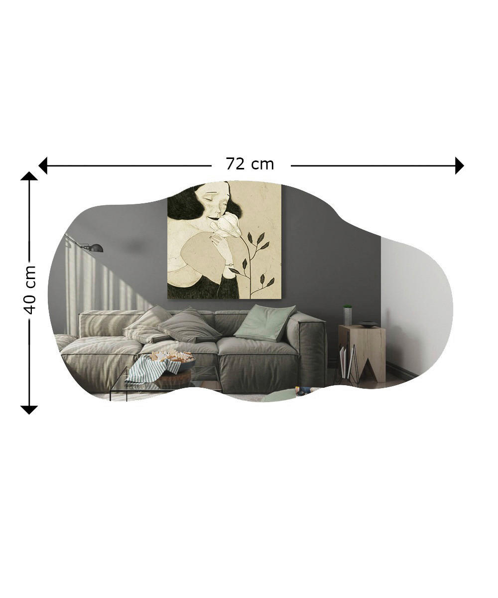 Wandspiegel Baby B/H/T: ca. 40x72x3,5 cm Baby - (40,00/72,00/3,50cm) - moebel17