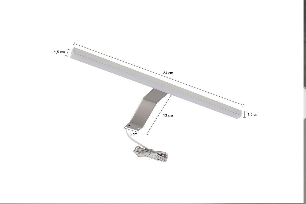 Badaufsatzleuchte Simple B/H/T: ca. 65x56x36 cm Simple - (65,00/56,00/36,00cm)