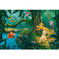 Komar Fototapete Simba and Friends B/L: ca. 368x248 cm Simba and Friends - (368,00/248,00cm) - Komar