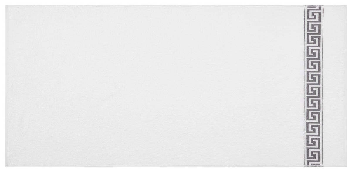 POCOline Duschtuch Mäander Mäander - weiß (80,00/160,00cm) - POCOline