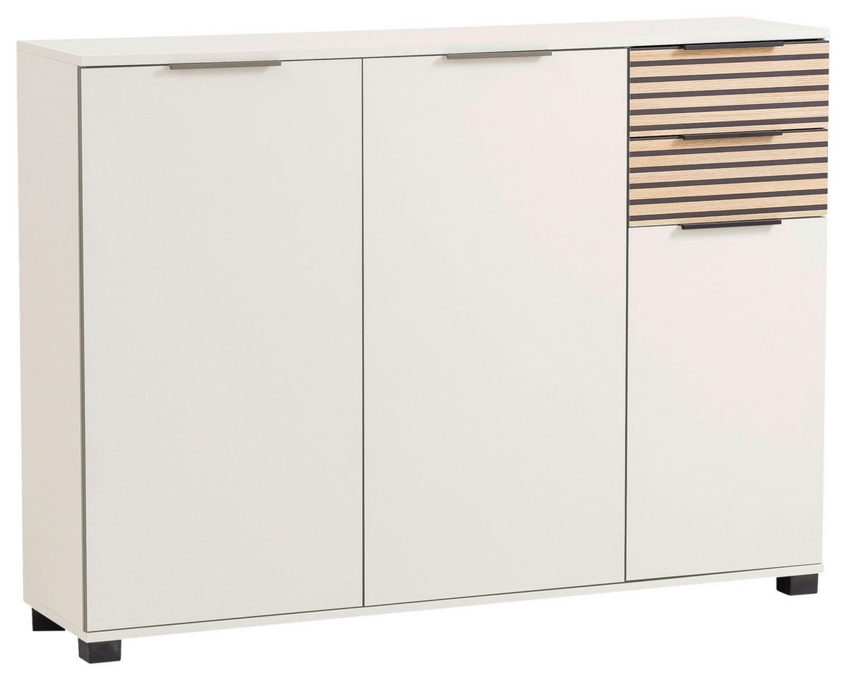 Schuhschrank Alexa creme beige B/H/T: ca. 141,9x105,5x35 cm Alexa - beige/creme (141,90/105,50/35,00cm) - Möbelpartner