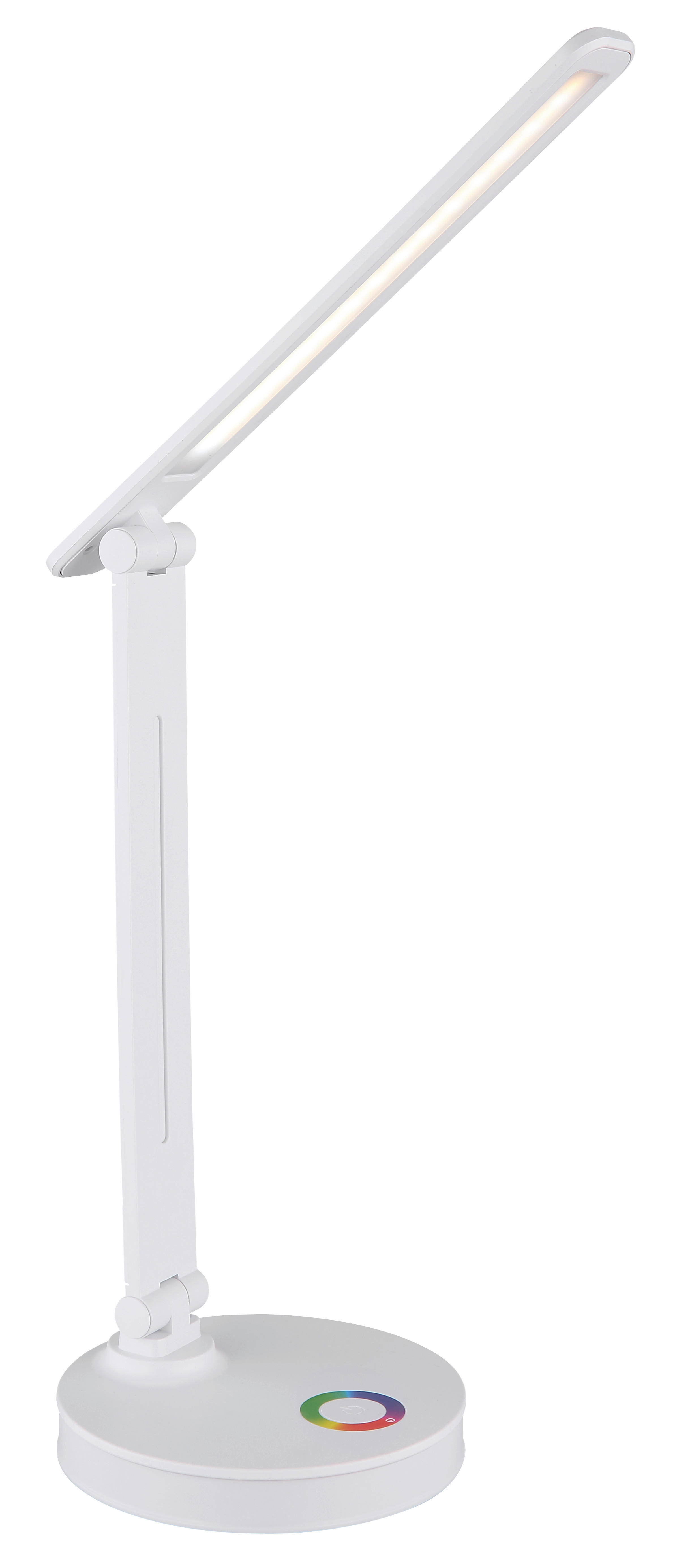 GLOBO LED-Tischleuchte weiß Kunststoff B/H/T: ca. 15x50x28 cm GERALDO - weiß (15,00/50,00/28,00cm) - GLOBO