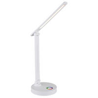 GLOBO LED-Tischleuchte weiß Kunststoff B/H/T: ca. 15x50x28 cm GERALDO - weiß (15,00/50,00/28,00cm) - GLOBO