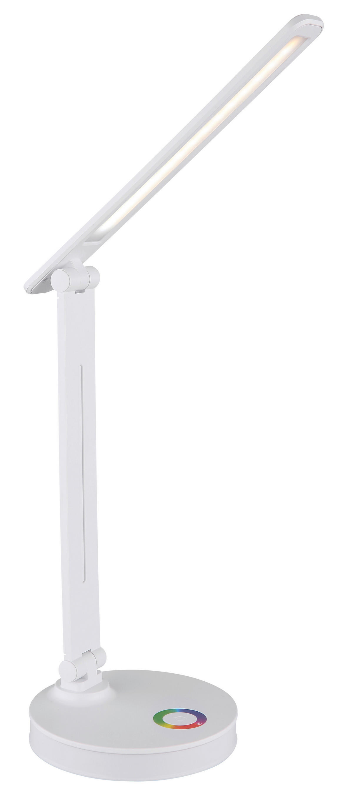 GLOBO LED-Tischleuchte weiß Kunststoff B/H/T: ca. 15x50x28 cm GERALDO - weiß (15,00/50,00/28,00cm) - GLOBO