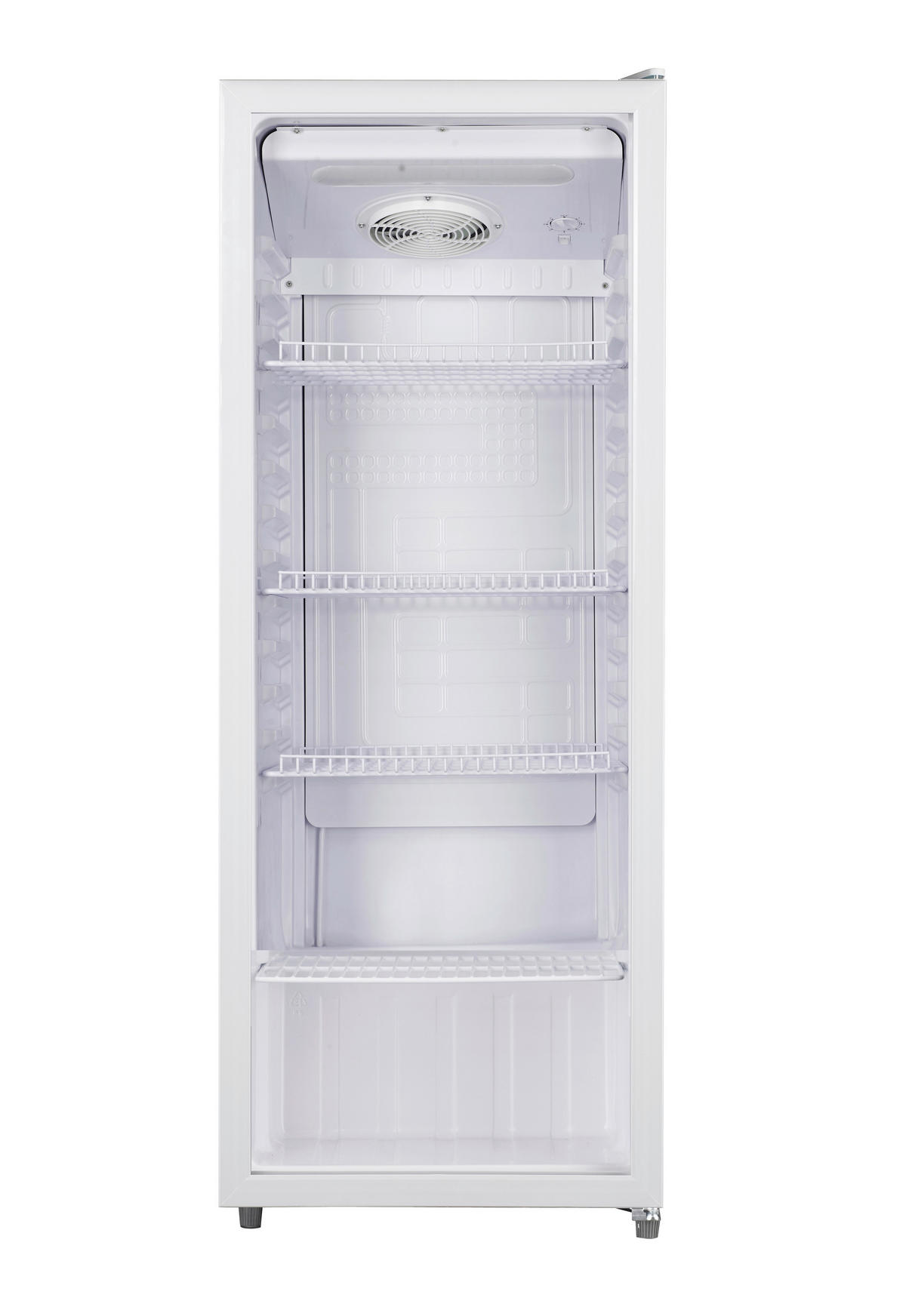 POCOline Glastürkühlschrank GTK144-235 DW weiß B/H/T: ca. 54x144x55 cm Glastürkühlschrank GTK144-235 DW - weiß (54,00/144,00/55,00cm) - POCOline