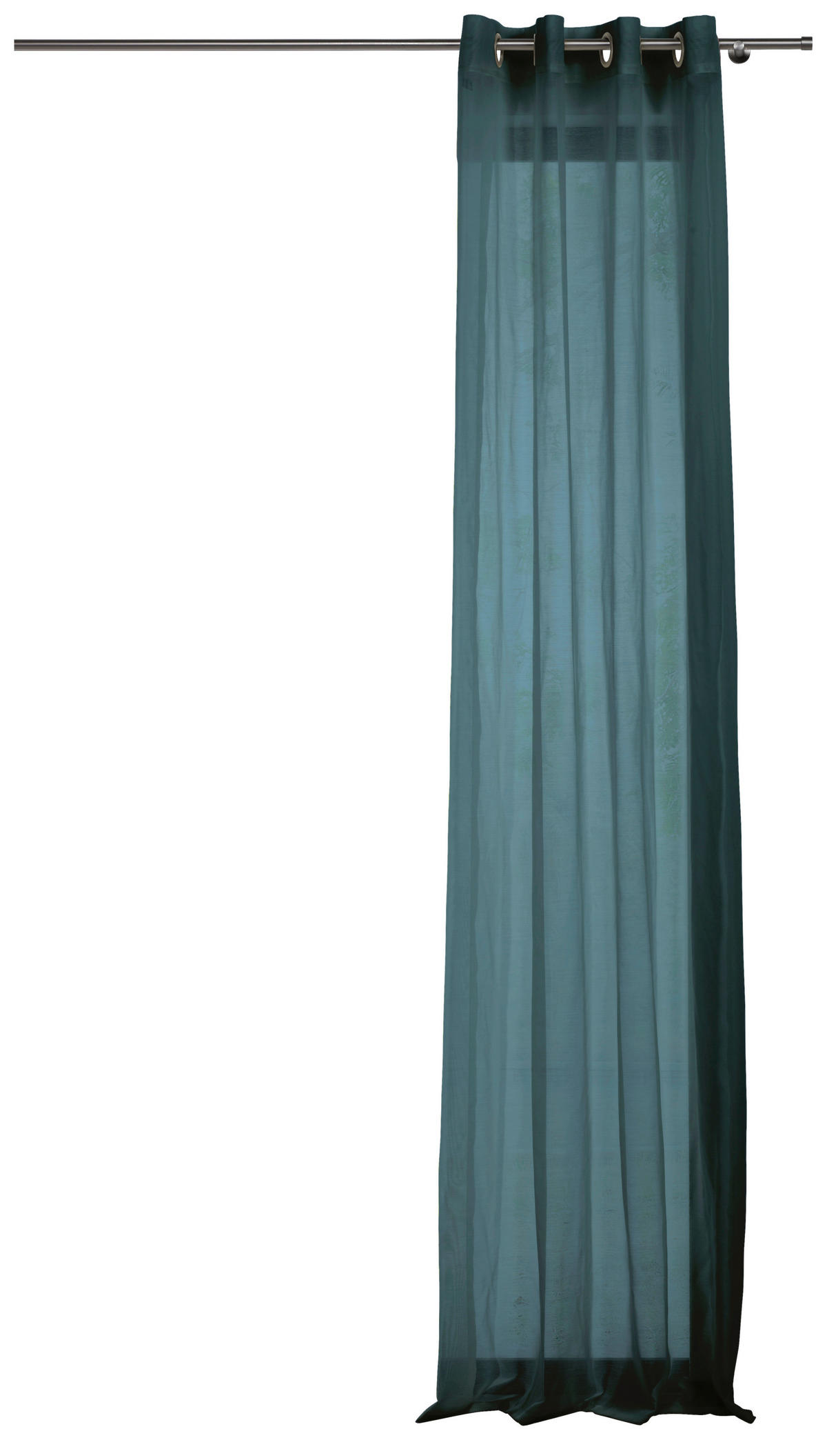 Ösenvorhang PURE blau B/L: ca. 135x245 cm PURE - blau/grün (135,00/245,00cm)