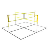 Volleyball/Badminton Netz schwarz Volleyball/Badminton_Netz 400x168 - gelb/schwarz
