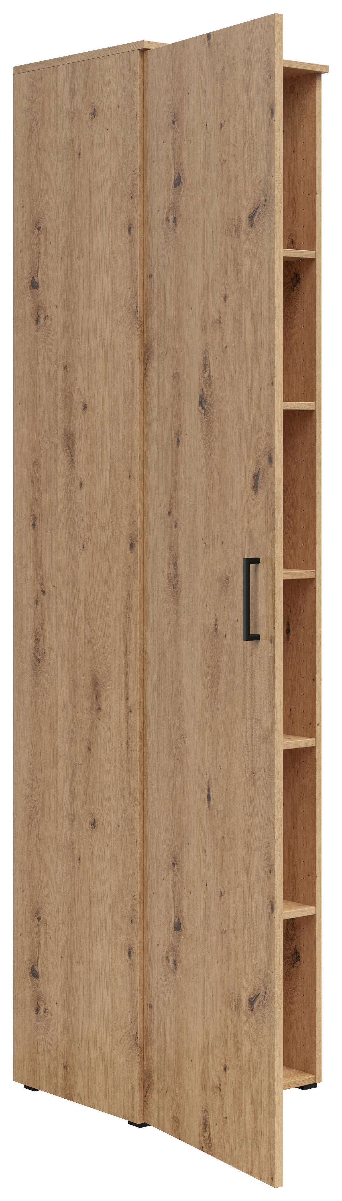 Schrank Multi-Stauraum Typ 20 Eiche Artisan Nachbildung B/H/T: ca. 45x195x40 cm Multi-Stauraum Typ 20 - Eiche (45,00/195,00/40,00cm)