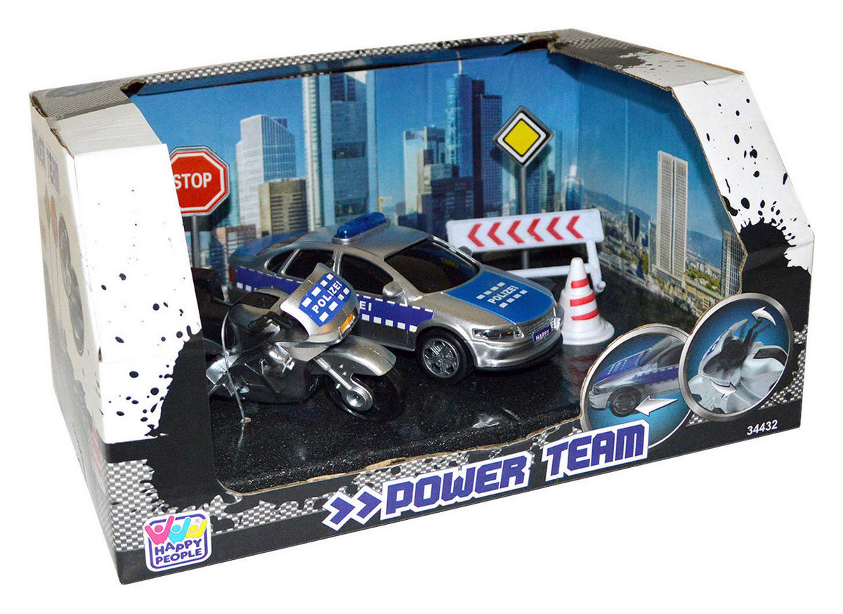 Happy People Spielzeugauto Polizeiset_6tlg. - Happy People