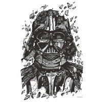 Komar Poster Star Wars Darth Vader Drawing Star Wars B/L: ca. 50x70 cm Star Wars Darth Vader Drawing - (50,00/70,00cm) - Komar