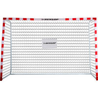 Dunlop Fußballtor rot B/H/L: ca. 200x110x300 cm Fußballtor - weiß/rot (300,00/200,00/110,00cm) - Dunlop