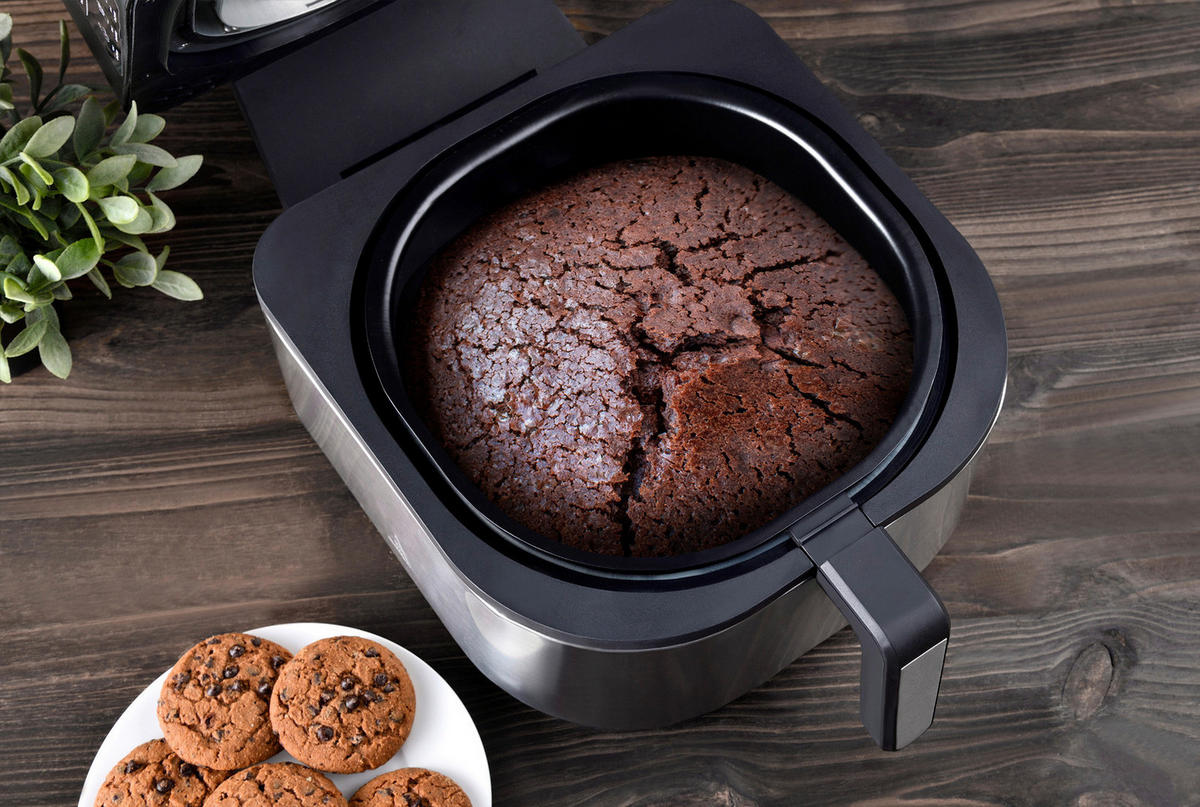 MASTERPRO Heißluftfritteuse BGMP-9111 schwarz B/H/T: ca. 38x34,5x47,5 cm AIRCHEF 5-IN-1 - schwarz (38,00/34,50/47,50cm) - MASTERPRO