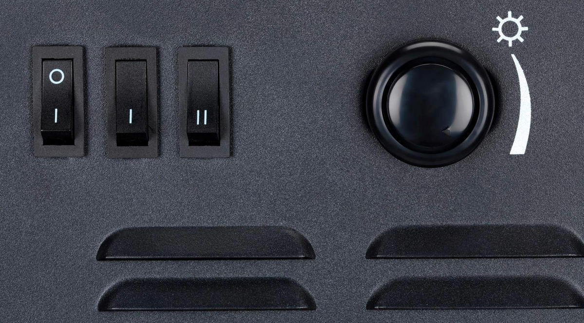 alpina Elektrokamin schwarz Metall ca. 2000 W Helsinki - schwarz - Alpina