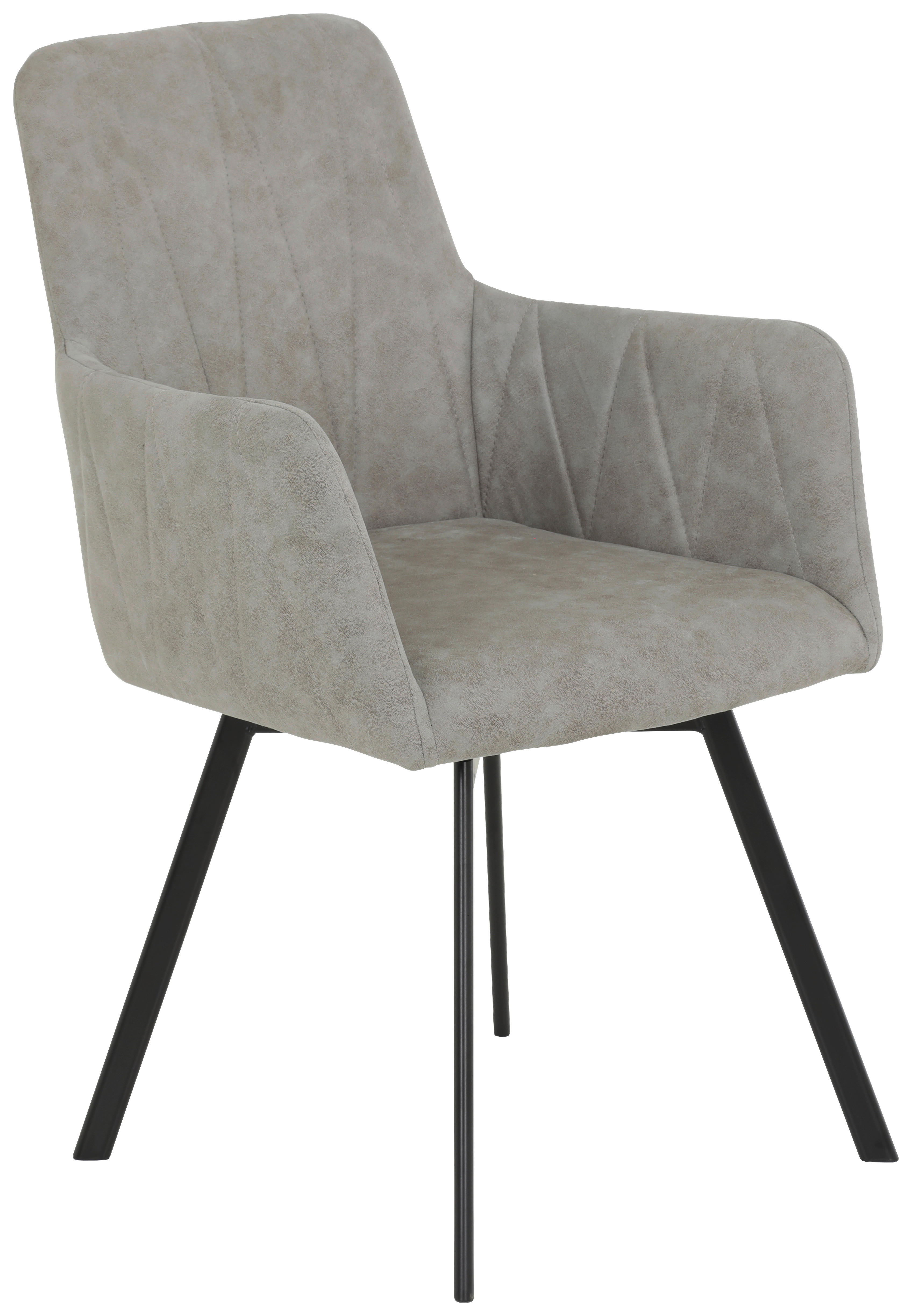 Hela Sessel GESA S grau Microfaser B/H/T: ca. 58x88x63 cm GESA S - grau (58,00/88,00/63,00cm) - Hela