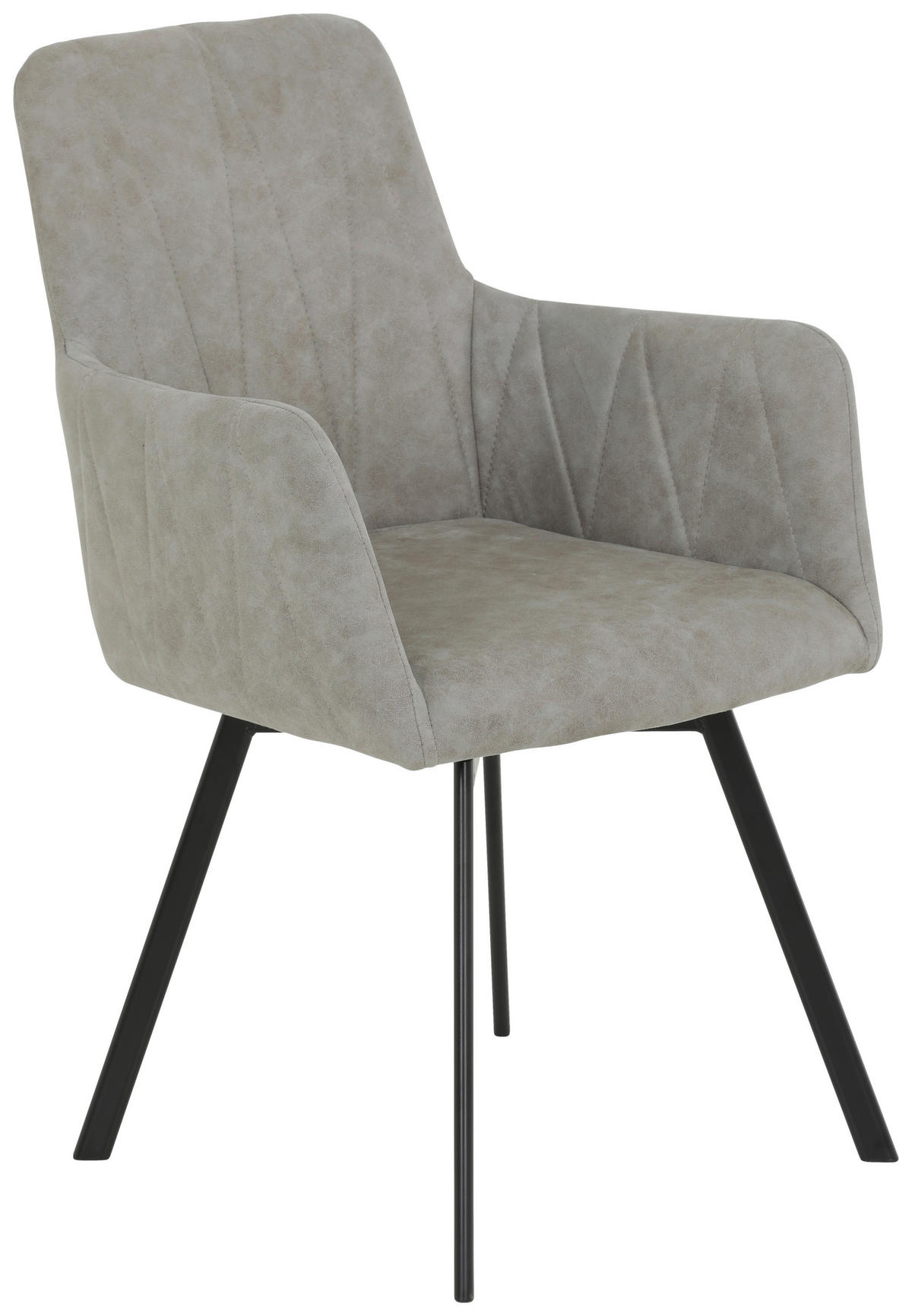 Hela Sessel GESA S grau Microfaser B/H/T: ca. 58x88x63 cm GESA S - grau (58,00/88,00/63,00cm) - Hela