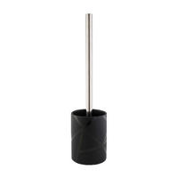 WC-Garnitur schwarz Steingut WC-Garnitur_Nero schwarz - schwarz (9,00/38,00cm) - Axentia