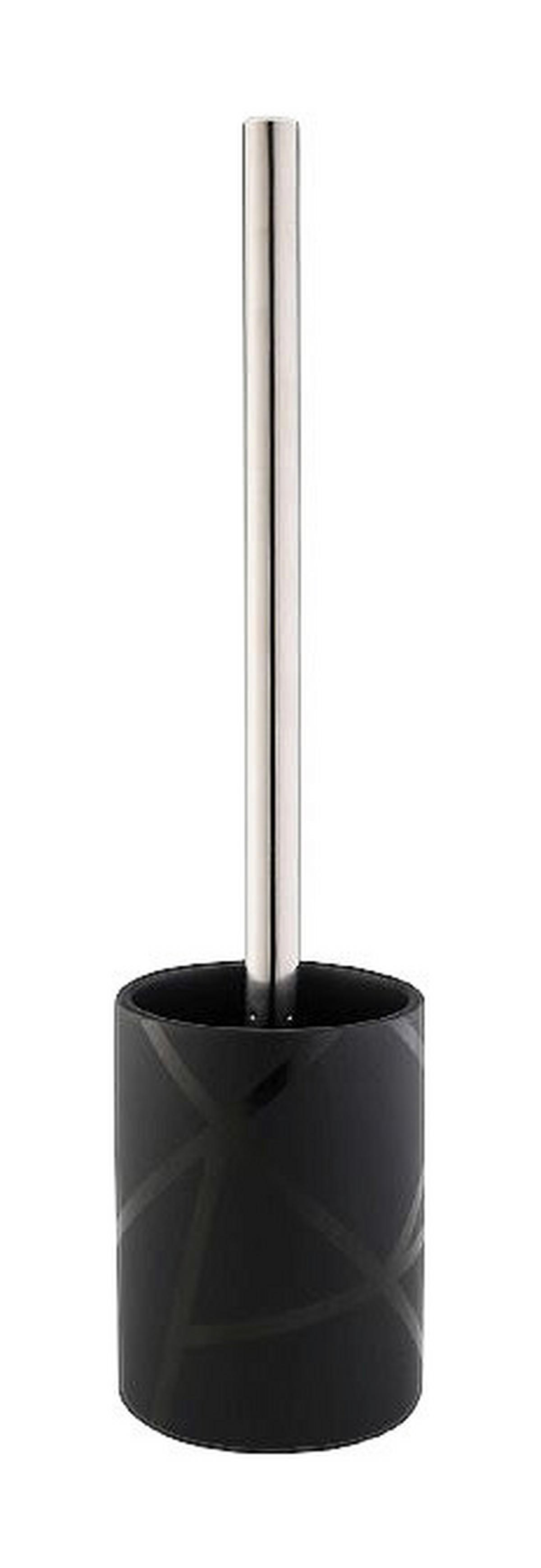 WC-Garnitur schwarz Steingut WC-Garnitur_Nero schwarz - schwarz (9,00/38,00cm) - Axentia