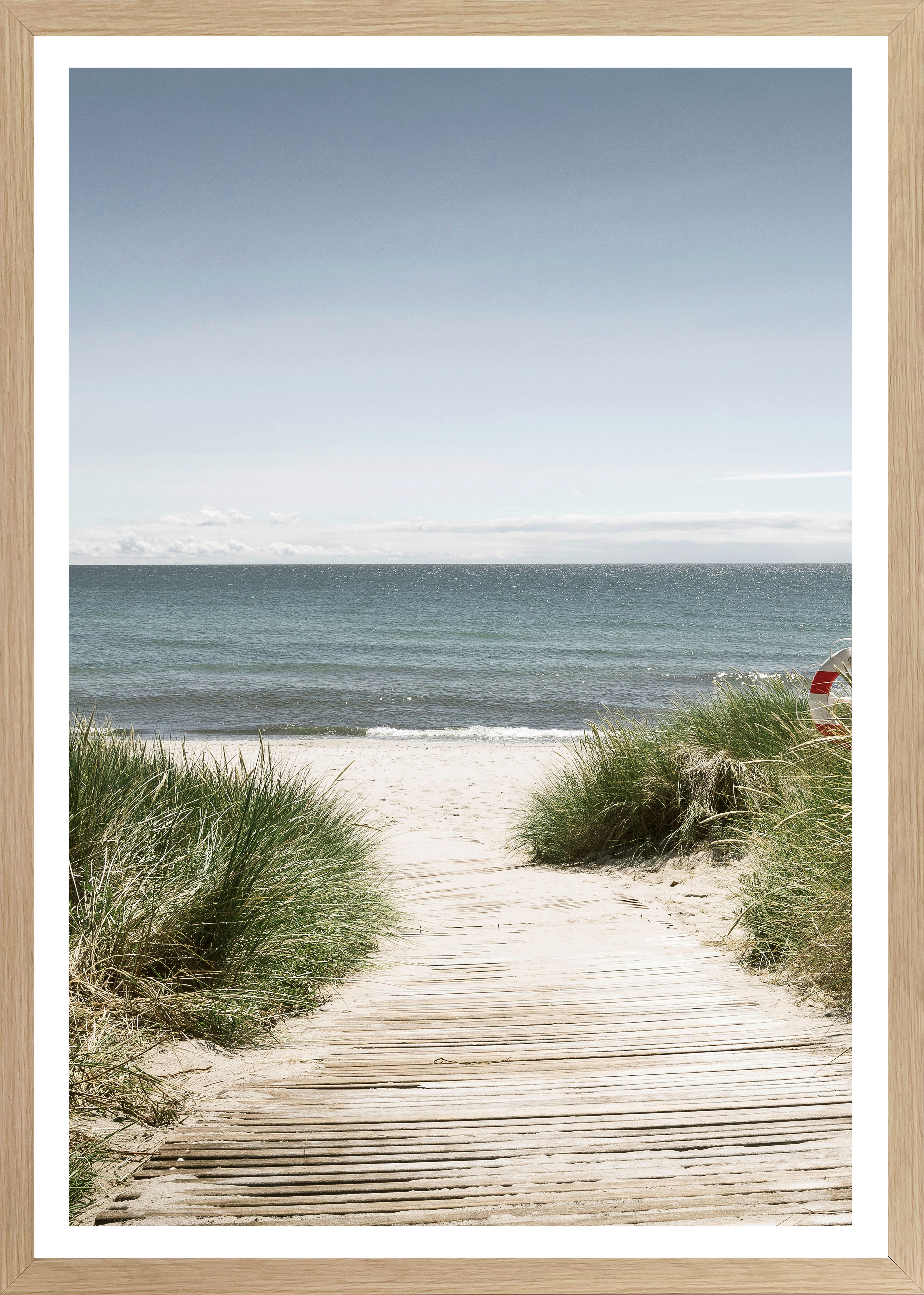Gerahmtes Bild Strand B/H: ca. 70x50 cm Bild_Cheb 50x70cm - (70,00/50,00cm)