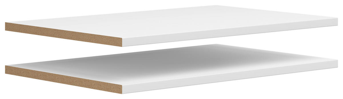 Einlegeböden-Set Multi-Stauraum Typ 56 weiß B/H/T: ca. 77x2,2x48 cm Multi-Stauraum Typ 56 - weiß (77,00/2,20/48,00cm)