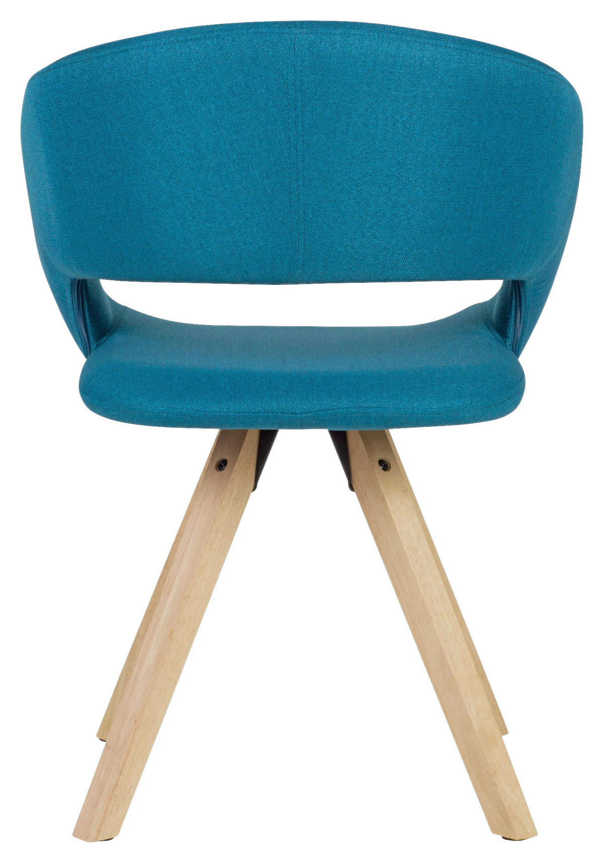 Stuhl blau B/H/T: ca. 43x80x56 cm Esszimmerstuhl - blau/Eiche (43,00/80,00/56,00cm) - Wohnling