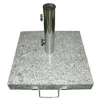 VCM Schirmständer grau Granit B/H/L: ca. 40x5x40 cm Schirmständer - grau (40,00/40,00/5,00cm) - VCM