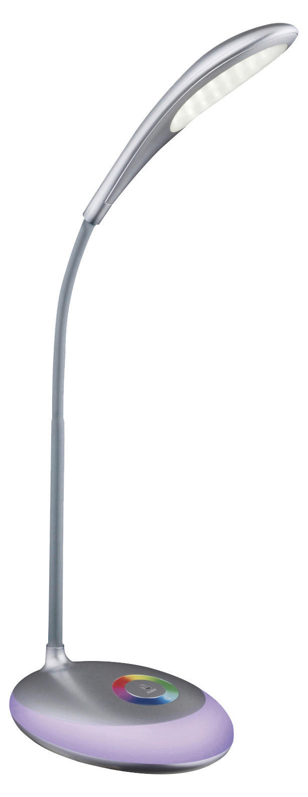 GLOBO LED-Tischleuchte silber Kunststoff B/H/T: ca. 11x48x30 cm MINEA - silber (11,00/48,00/30,00cm) - GLOBO