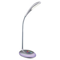 GLOBO LED-Tischleuchte silber Kunststoff B/H/T: ca. 11x48x30 cm MINEA - silber (11,00/48,00/30,00cm) - GLOBO