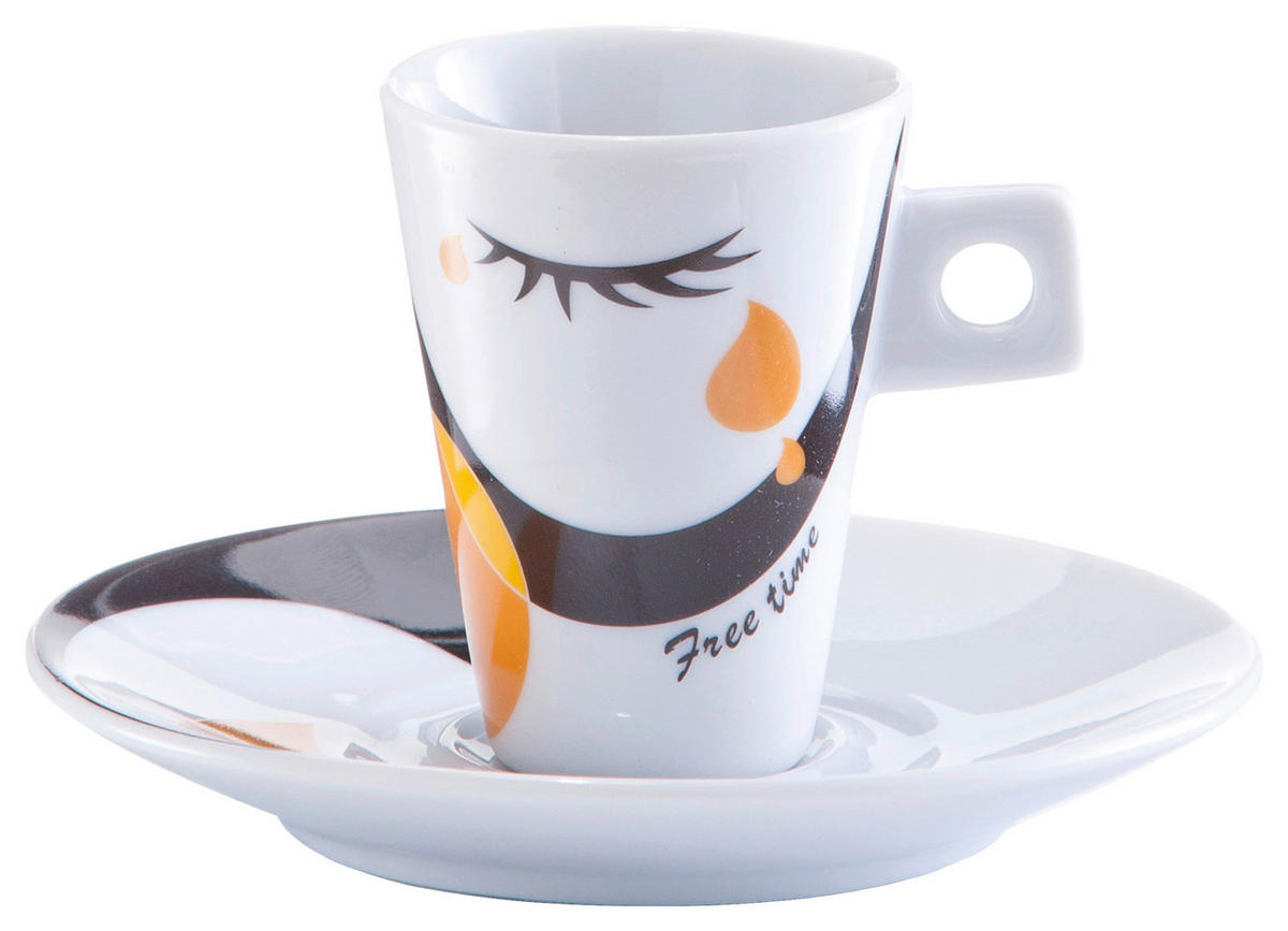 Zeller Espresso-Set Faces Faces - Zeller
