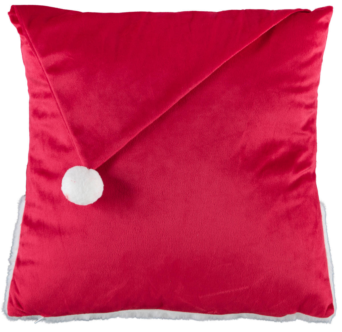 Dekokissen Weihnachten Weihnachten - weiß/rot (40,00/40,00cm) - POCOline