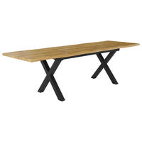 Esstisch  Wildeiche Nachbildung B/T: ca. 180x90 cm Xavier_Esstisch_6003662 - schwarz (180,00/90,00cm)